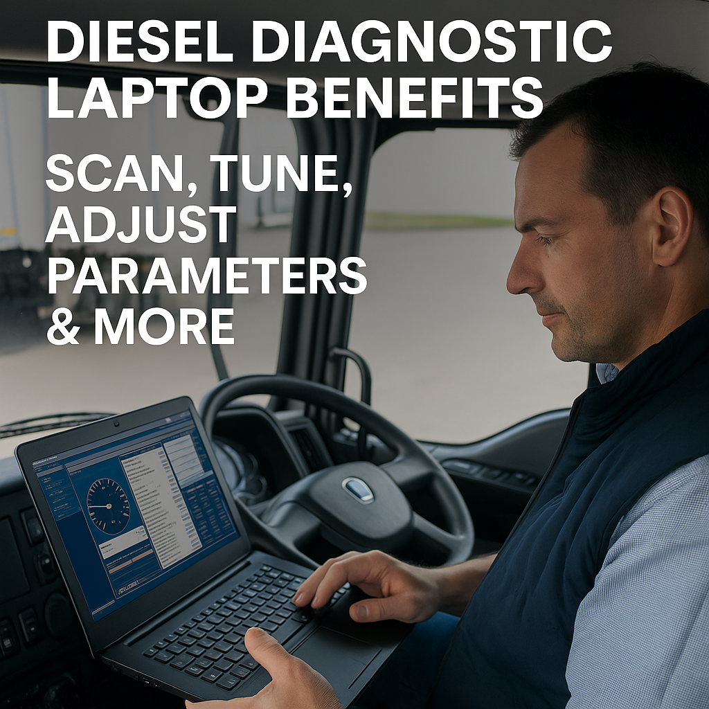 Diesel Diagnostic Laptop Benefits: Scan, Tune, Adjust Parameters & More