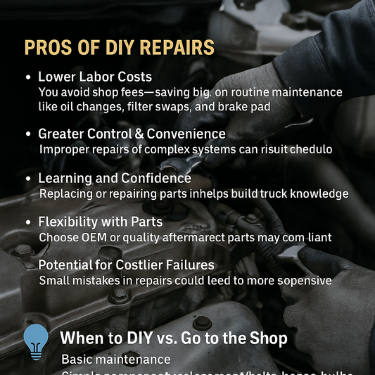 DIY Semi‑Truck Repairs: Pros, Cons & When to Leave It to the Pros