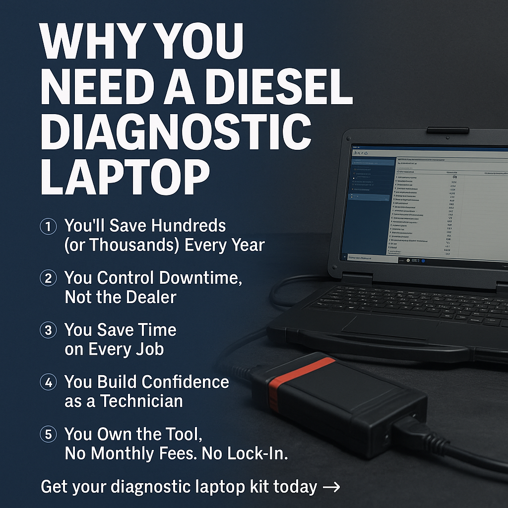 5 Reasons Every Diesel Tech Should Own Their Own Diagnostic Laptop