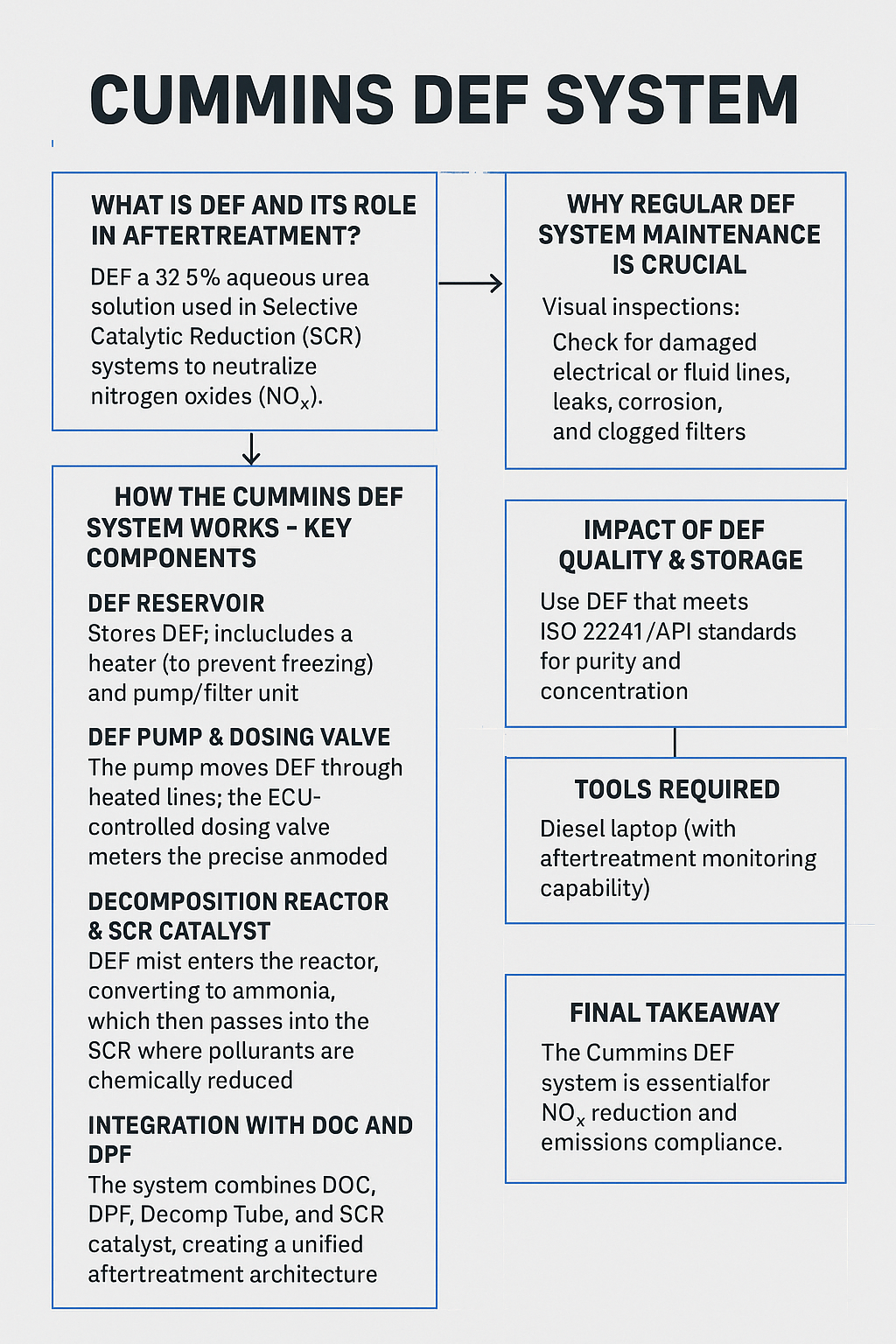 Cummins DEF System Explained – How It Works & Why It Matters