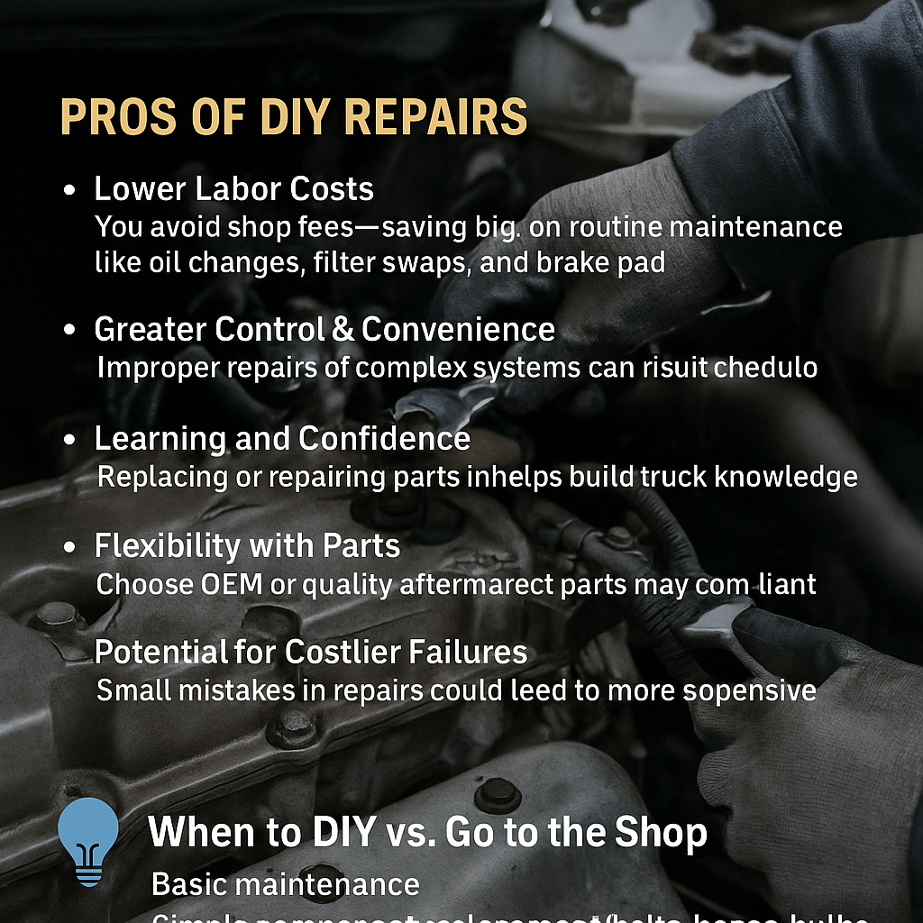 DIY Semi‑Truck Repairs: Pros, Cons & When to Leave It to the Pros