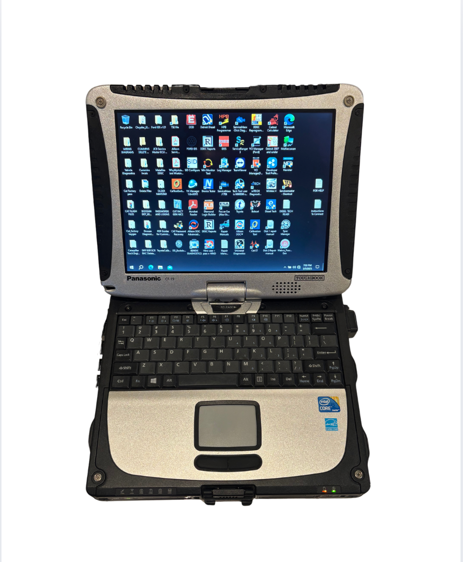 Diesel Diagnostic Laptop Only – Preloaded with Dealer Software | No Subscription Needed